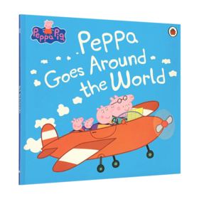 佩奇去环球旅行 英文原版绘本 Peppa Pig Peppa Goes Around the World 粉红猪小妹 小猪佩奇 英文版儿童英语启蒙图画书 进口书籍