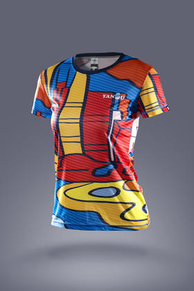 严素跑步TEE,广州好彩，女款,轻量 短袖T恤 速干快干 严素态度