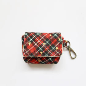 HUJI祤集Snap收纳包插画格纹星月