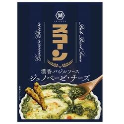 日本 湖池屋 湖牌 浓香罗勒芝士海鲜栗米条 零食 70g（509564）