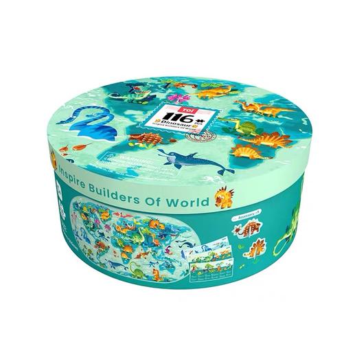 TOI图益世界地图拼图礼盒地理历史恐龙儿童益智玩具5-6-7-8-9岁 商品图1