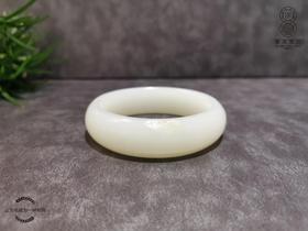 【御珠宫坊·传藏系列】羊脂白玉子料手镯57mm