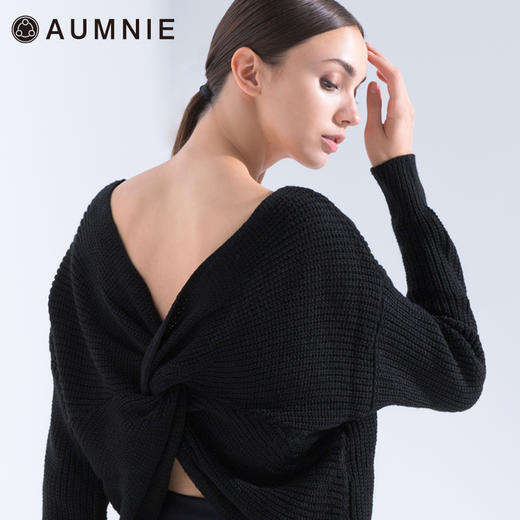 露背打结针织毛衣 / KNOTTED OPEN BACK SWEATER 商品图6