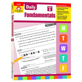 每日练习系列 基础综合练习六年级 完整版 英文原版 Daily Fundamentals Grade 6 Teacher Edition 美国加州小学英语教辅