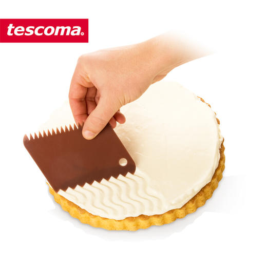 捷克进口/tescoma  DELICIA系列 蛋糕奶油抹刀 锯齿刀三件套 商品图2
