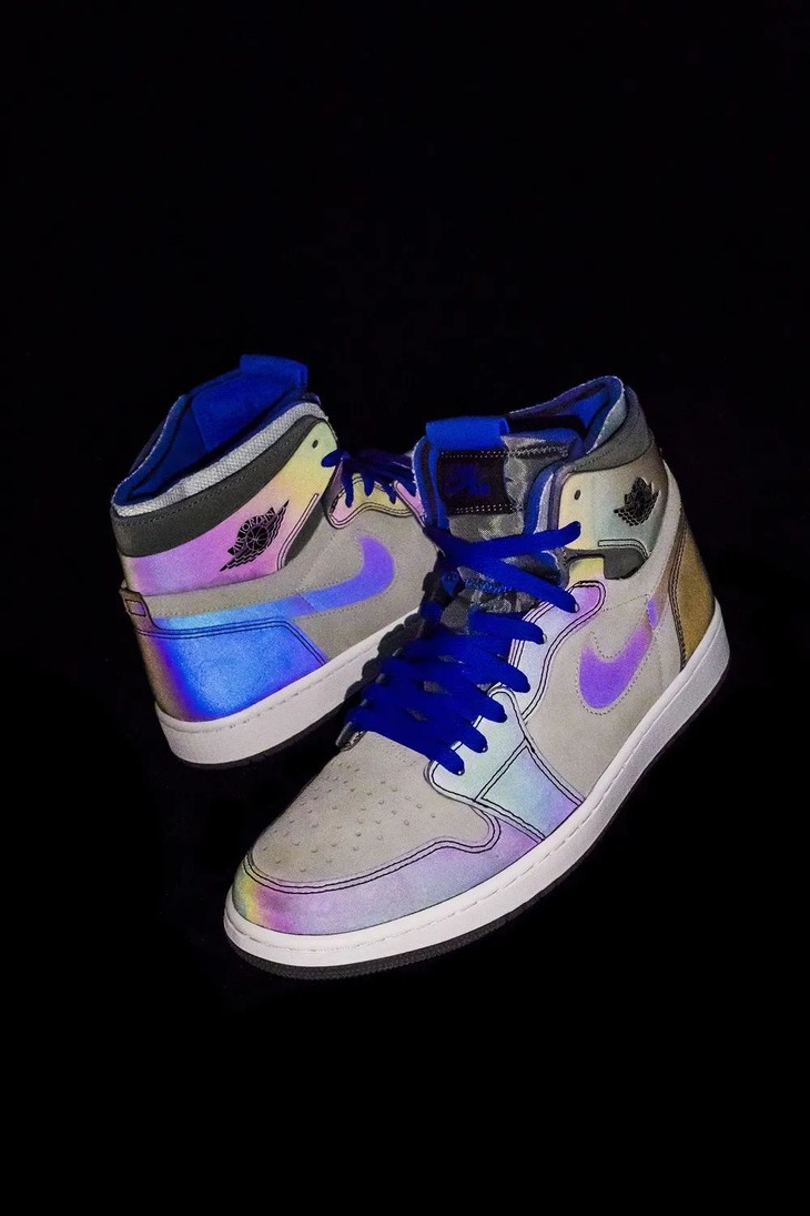 1aj1乔1lpl英雄联盟电竞灰紫男子篮球鞋dd1453001