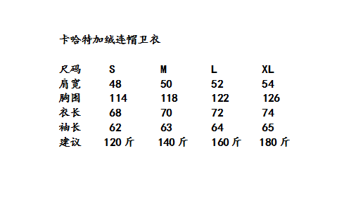 carhartt卡哈特重磅刺绣加绒官网同步情侣连帽卫衣!