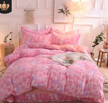 2张顺心顺酒卡+雕花雕花绒四件套 秋冬保暖加绒套件水晶绒四件套-CG 商品图3