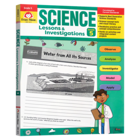 科学研究探索系列练习册 五年级 英文原版 Science Lessons and Investigations Grade 5 TE 美国加州小学英语教辅 英文版