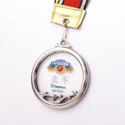 水晶奖牌挂牌定制定做创意马拉松运动会儿童比赛冠军奖章制作刻字 商品图1