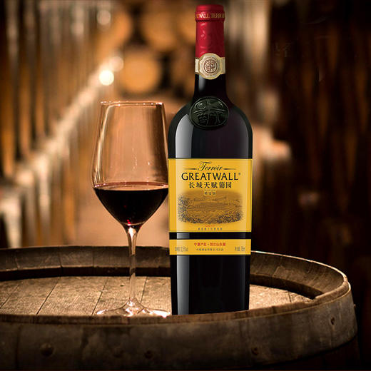 【整箱6瓶】长城天赋葡园精选级梅鹿辄干红葡萄酒 750ML 商品图3