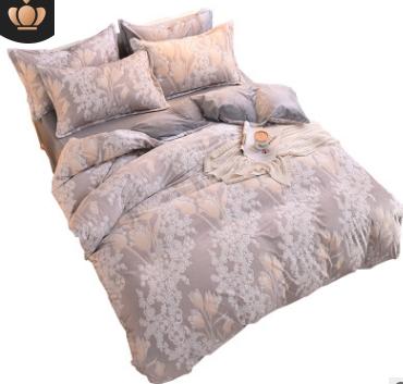 2张顺心顺酒卡+雕花雕花绒四件套 秋冬保暖加绒套件水晶绒四件套-CG 商品图1