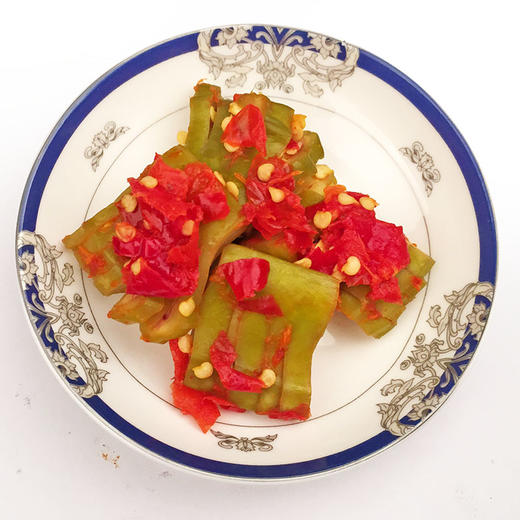 【梅山老农】新化特产农家剁椒酸辣刀豆（刀芭豆）400g/坛 商品图4