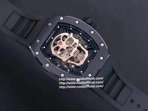 JB理查德·mi勒RM52-01真陀飞轮，男士腕表，橡胶表带，透底，陀飞轮机芯。 商品图13