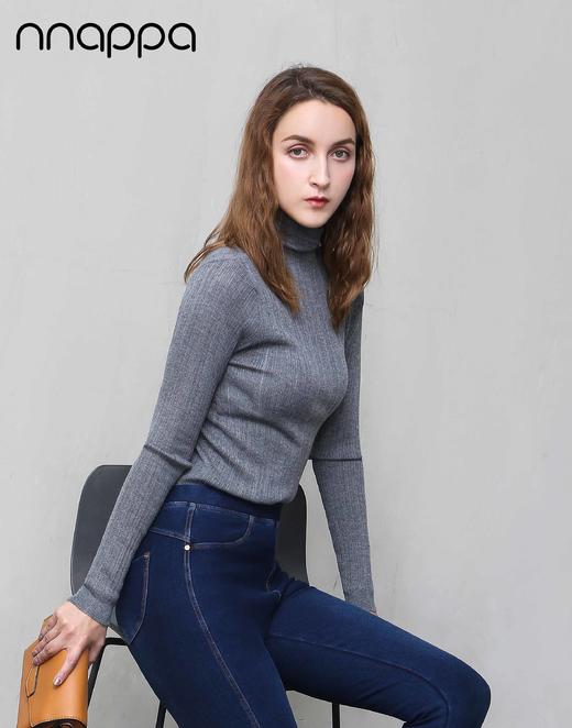 nnappa中领薄RIB上衣7193 商品图3