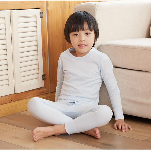 KARADO卡唻哆丝柔纺儿童棉氨内衣套装 商品图3