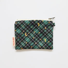 HUJI祤集kacase卡包插画格纹星月