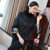 MY-99638唐装中国风复古刺绣毛领改良棉服棉衣短款宽松夹棉小外套 商品缩略图1