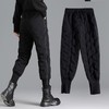 PDD-XDJ201118新款时尚气质休闲宽松高腰大码加绒加厚保暖棉裤TZF 商品缩略图6