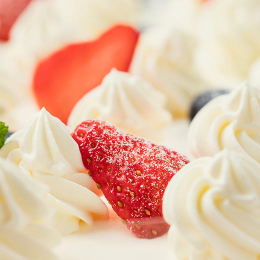 【香甜诱人】甜心莓莓蛋糕，草莓遇见蓝莓，甜美碰见微酸（汉寿幸福西饼蛋糕） 商品图2