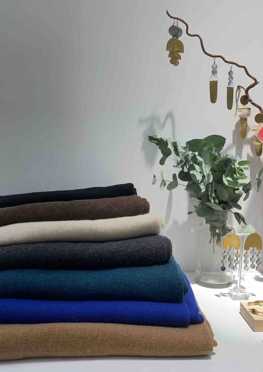 COSY | 意大利纯羊绒针织围巾 [ 7色可选] 商品图3