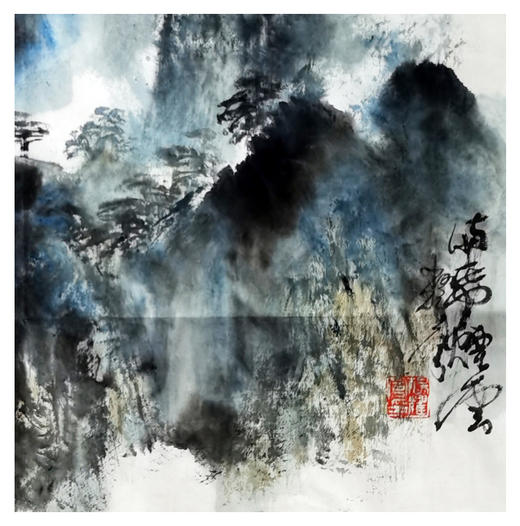 杨耀宁 -真迹-山水画《满纸烟云》 书房 客厅 办公室 商品图2