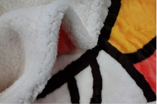 一张顺心顺酒卡+2床夏尔巴羊羔绒毯子加厚双层法兰绒毛毯礼品批发秋冬季床单午睡毯-CG 商品图3