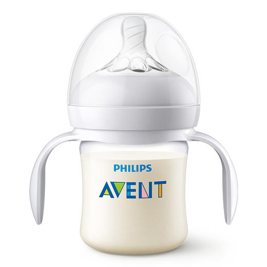 新安怡PA塑料把手奶瓶宽口径防胀气125ml轻量易带抗摔 配奶嘴0月+SCF472/18 商品图4