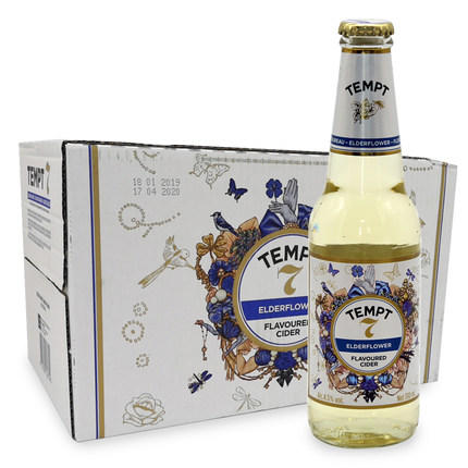 丹麦诱惑7号接骨木味露酒330ml24瓶