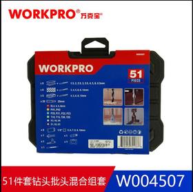 w004507万克宝51件套钻头、批头混合组套