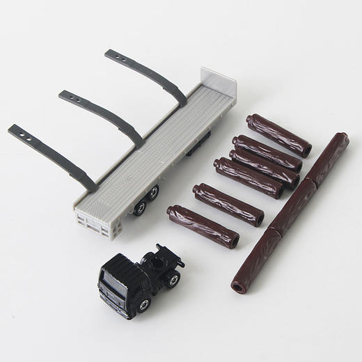 多美卡  879541    长款仿真车 #125木材运输卡车  商品图3