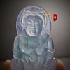 翡翠春带彩冰种观音挂件 商品缩略图2