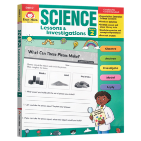 科学研究探索系列练习册 二年级 英文原版 Science Lessons and Investigations Grade 2 TE 美国加州小学英语教辅 英文版书
