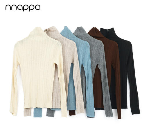 nnappa中领薄RIB上衣7193 商品图4