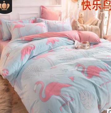 2张顺心顺酒卡+雕花雕花绒四件套 秋冬保暖加绒套件水晶绒四件套-CG 商品图4