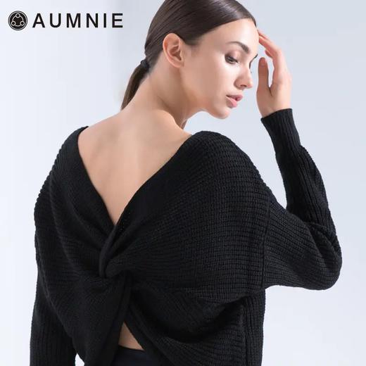 AUMNIE | 露背打结针织毛衣 / KNOTTED OPEN BACK SWEATER 商品图5