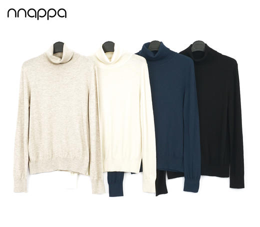 nnappa高领基本款毛衣7195 商品图3