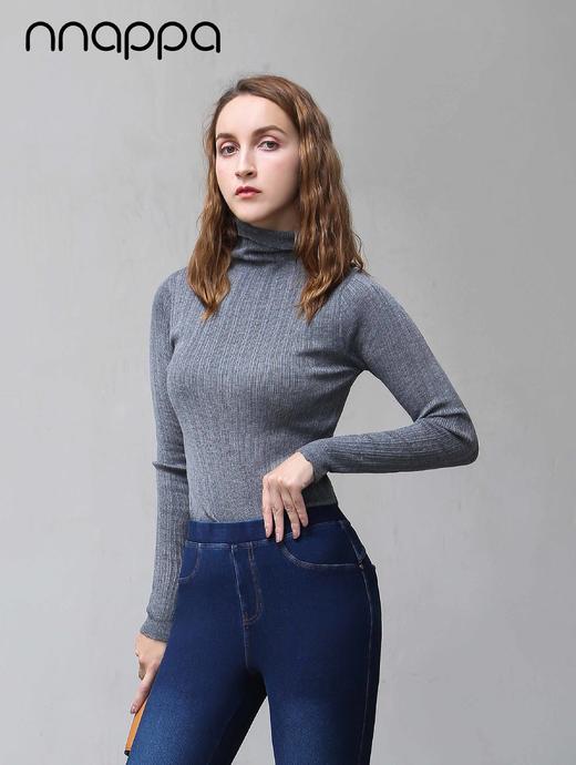 nnappa中领薄RIB上衣7193 商品图2