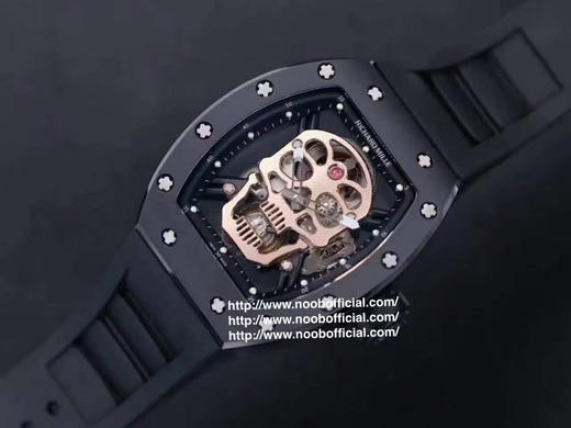 JB理查德·mi勒RM52-01真陀飞轮，男士腕表，橡胶表带，透底，陀飞轮机芯。 商品图11