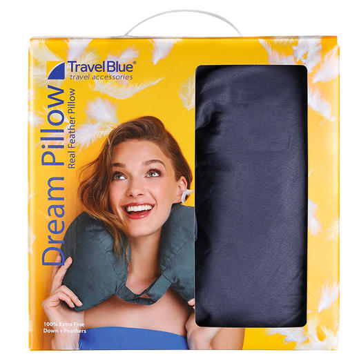 新travelblue/蓝旅旅行靠枕护颈枕奢华u型形枕可折叠 收纳