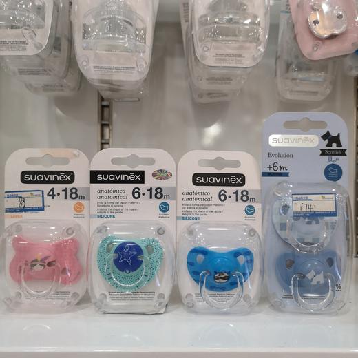 Suavinex苏维妮新生儿安抚奶嘴超软硅胶乳胶拇指型婴儿安睡型奶嘴 商品图3