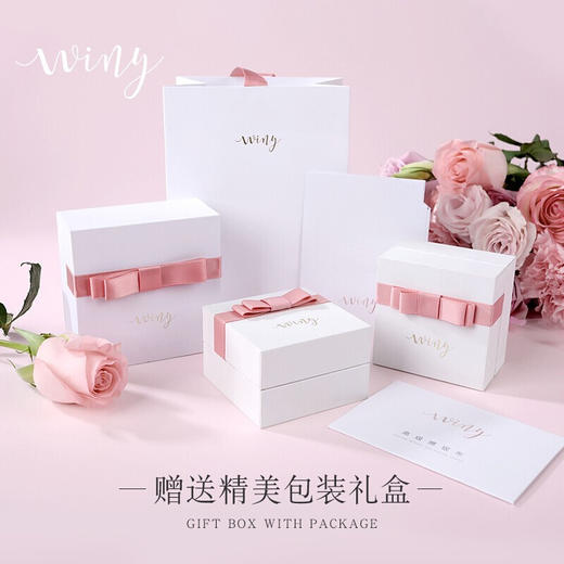 Winy925纯银爱影项链送女友闺蜜老婆爱人节日生日礼物 商品图5