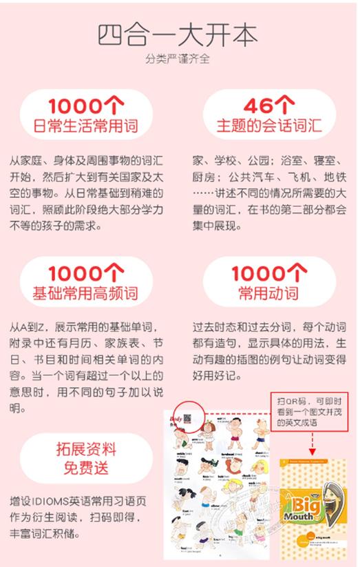 点读版 港台原版Times 4000 words for esl learners  学生少儿中英字典词典 中英文对照 教辅工具书  有光盘音频 商品图2