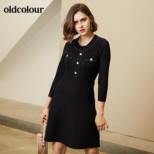 oldcolour毛织连衣裙M11106164 商品图0