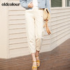 oldcolour春秋款时尚气质纯色百搭气质长裤M13073418 商品缩略图0
