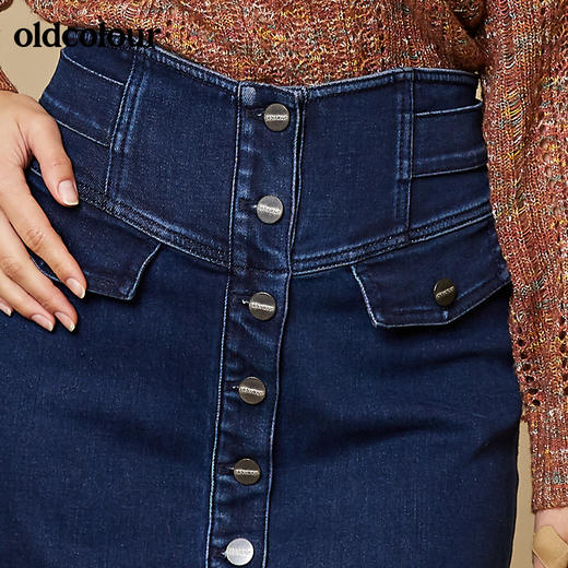 oldcolour水洗牛仔半裙M11065110 商品图2