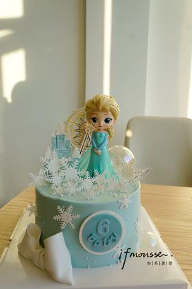 「女孩」雪花爱莎 冰雪女王 迪士尼公主