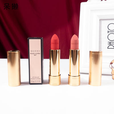 Gucci古驰碎花金管哑光口红唇膏#25 #505 #208 #碎花508 持久滋润 商品图3