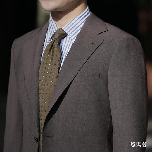 Hardy Minnis Fresco III Original 强捻抗皱棕色意式全麻衬套装 商品图1