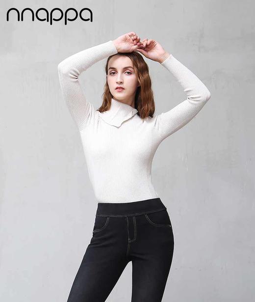 nnappa高领多纽扣变化RIB上衣7202 商品图2